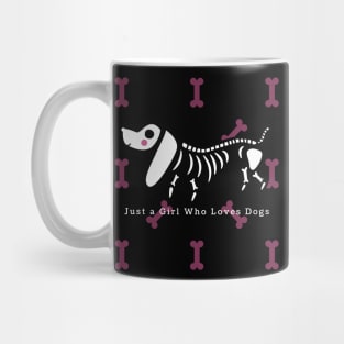 Just a Girl Who Loves Dogs, shirt styles for your gift Mug